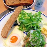 糖質オフ★鯖水煮缶を使って簡単ハンバーグ〜